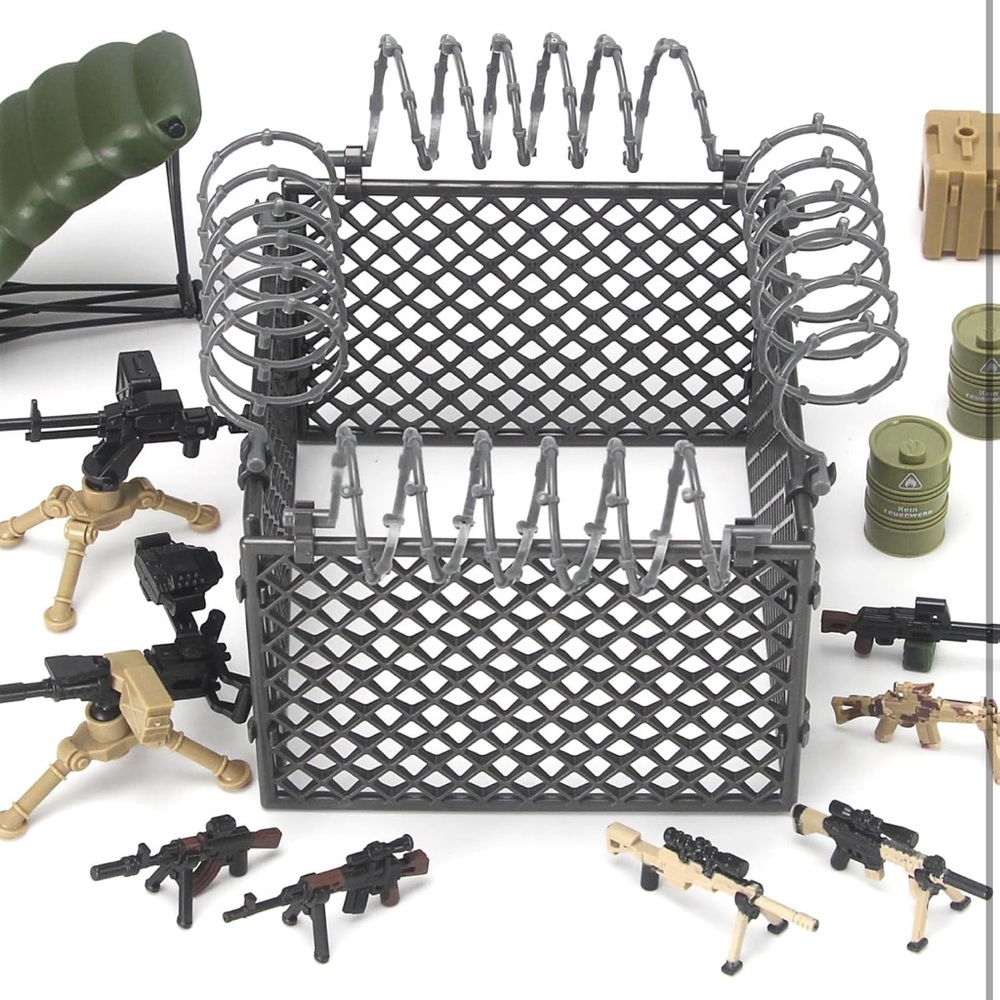 Military Weapons Pack. Toys for kids with accessories. See photos.